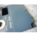 Rudder Trim/Park Brake Panel