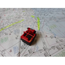 Korry with security guard