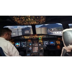 Decouvrez le pilotage d'un simulateur de vol A320 .