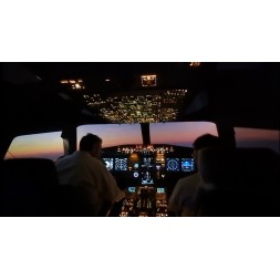 Vol standard en simulateur de vol A320. 2