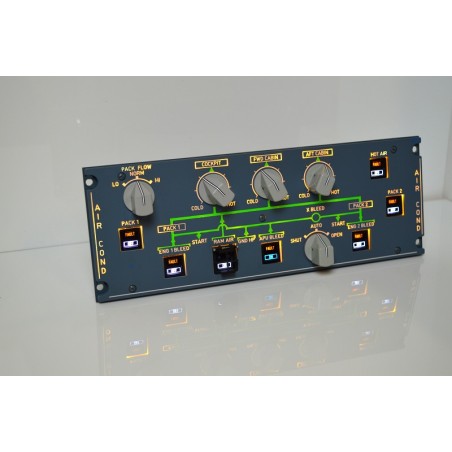 Panel Air Cond A320 Plug'n'Play-Homecockpits.fr-Simulateurs de vol