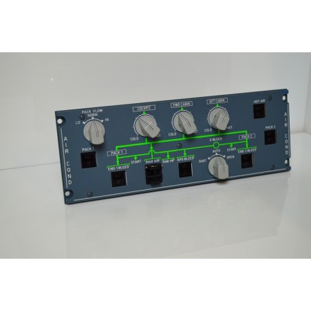 Panel Air Cond A320 Plug'n'Play-Homecockpits.fr-Simulateurs de vol