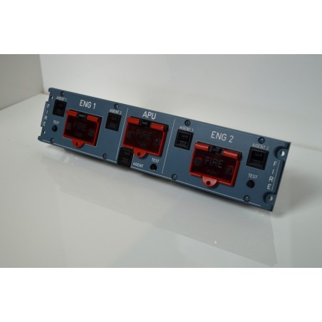 A320 FIRE panel Plug'n'Play-Homecockpits.fr-Flight simulators