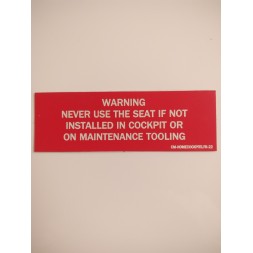 Warning stickers