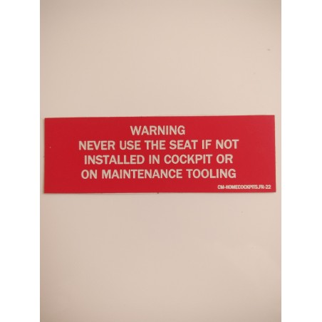 Warning stickers